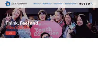 Aseanfoundation.org(ASEAN Foundation) Screenshot