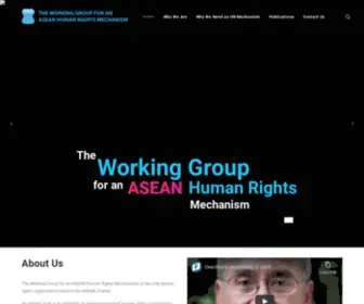 Aseanhrmech.org(Towards to the establishment of an intergovernmental human rights commission for ASEAN) Screenshot