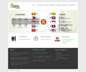 Aseanictaward.com(The ASEAN ICT AWARDS 2013) Screenshot
