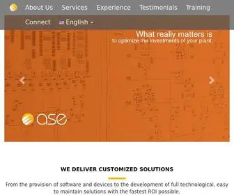 Asecuador.com(Automation Solutions Ecuador) Screenshot