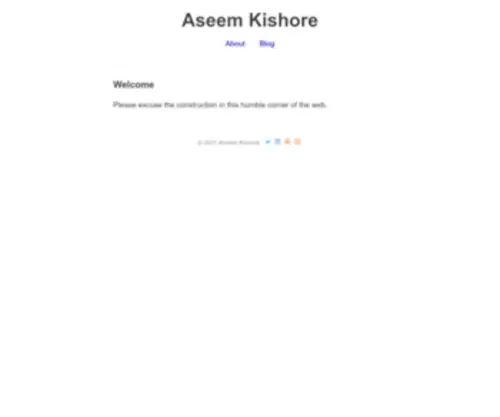 Aseemk.com(Aseem Kishore) Screenshot