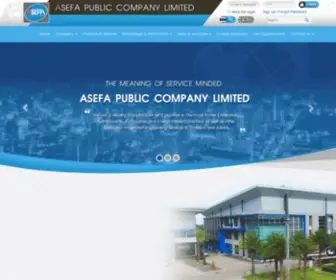 Asefa.co.th(Asefa Public Company limited) Screenshot