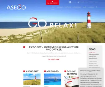Asego.de(Software für Hörakustiker und Optiker) Screenshot