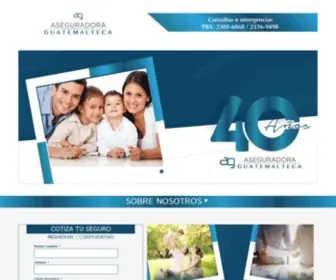 Aseguate.com(Aseguradora Guatemalteca) Screenshot