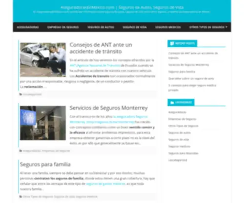 Aseguradorasenmexico.com(安全检测) Screenshot