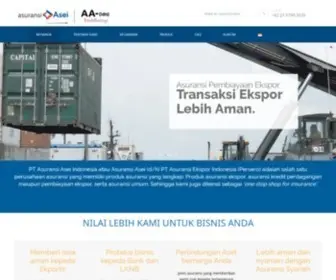 Asei.co.id(PT Asuransi Asei Indonesia) Screenshot