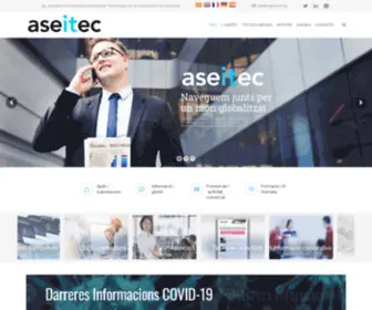 Aseitec.org(Associació d’Empreses Tic de Catalunya) Screenshot
