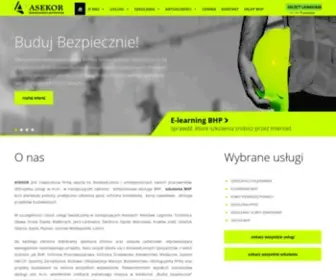 Asekor.pl(BHP Wrocław Szkolenia) Screenshot