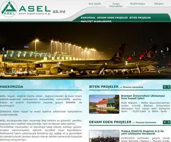 Asel1.com(Asel1 İnşaat Enerji A) Screenshot