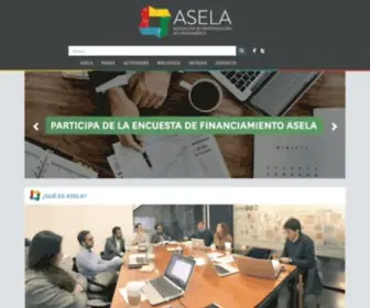 Asela.org(Asociación de Emprendedores de Latinoamérica) Screenshot