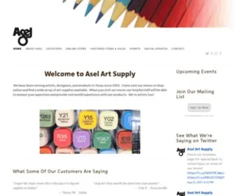 Aselart.com(Asel Art Supply) Screenshot