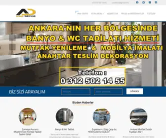 Aseldecor.com(Asel Decor Mobilya ve Tadilat Dekorasyon Ankara) Screenshot