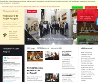 Asemaragon.com(ASEM Aragón) Screenshot