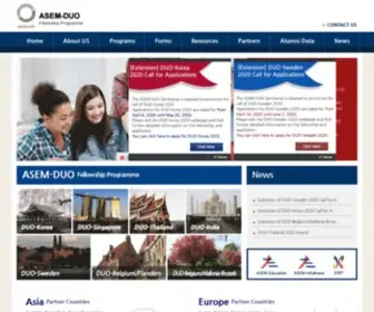 Asemduo.org(ASEM-DUO) Screenshot