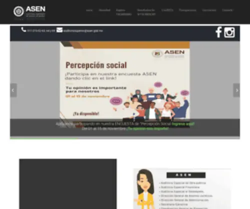 Asen.gob.mx(Auditoría) Screenshot