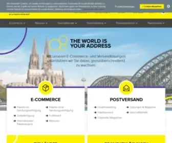 Asendia.de(Lösungen für internationalen E) Screenshot