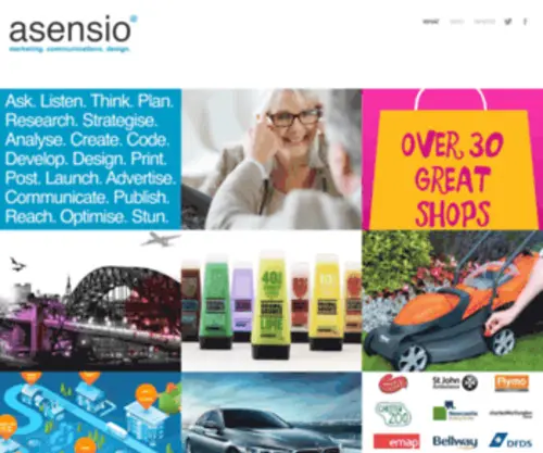 Asensio.co.uk(In marketing & sales) Screenshot