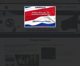 Asepani.org(Asociación solidarista de empleados de pani) Screenshot