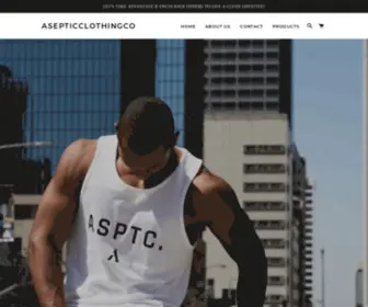 Asepticclothing.com(Aseptic Clothing) Screenshot