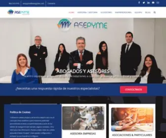 Asepyme.com(Abogados y asesores financieros en Valencia) Screenshot