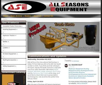 Asequip.com(All Seasons Equipment) Screenshot