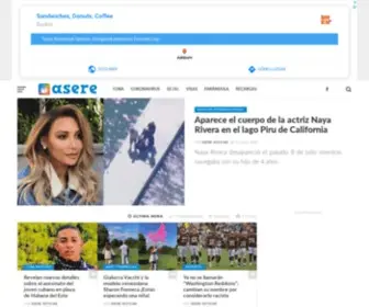 Asere.com(Noticias para cubanos) Screenshot