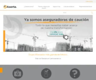 Aserta.com.mx(Inicio) Screenshot