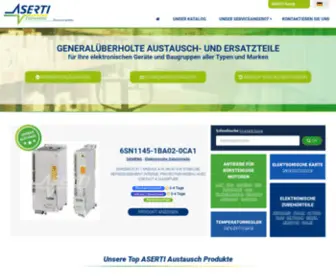 Aserti-Exchange.de(INDUSTRIE-ELEKTRONIK, günstige Austauschgeräte mit Garantie) Screenshot