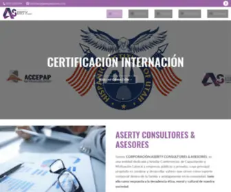 Asertyasesores.com(CORPORACIÓN) Screenshot