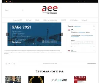 Asesec.org(Asociación Española de Economía) Screenshot