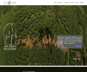 Asesg.org(IUCN Asian Elephant Specialist Group) Screenshot