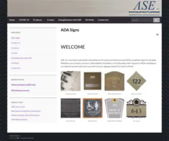 Asesigns.com(ASE, Inc) Screenshot