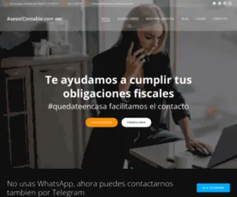 Asesorcontable.com.mx(Escribenos) Screenshot