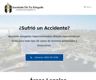 Asesoratedtusabogado.com(Welcome) Screenshot