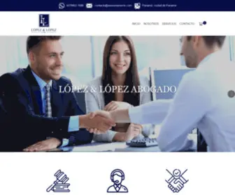 Asesoriamorris.com(LÓPEZ & LÓPEZ ABOGADOS) Screenshot