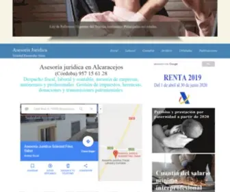 Asesoriasoledadalcaracejos.es(Asesoría) Screenshot