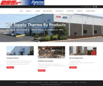 Asetbp.com(ASE Supply Thermo By Products) Screenshot