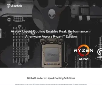 Asetek.com(Asetek Gaming Hardware) Screenshot