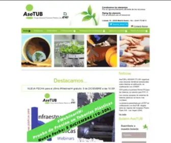 Asetub.es(Grupo Sectorial de Tuberías Plásticas de ANAIP) Screenshot
