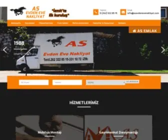 Asevdenevenakliyat.com(As Evden Eve Nakliyat) Screenshot