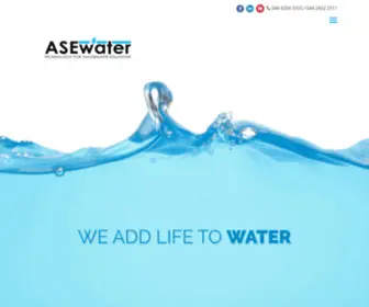 Asewatertech.com(Technology for tailormade solutions) Screenshot