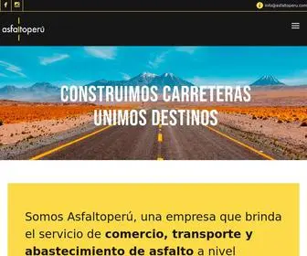 Asfaltoperu.com Screenshot