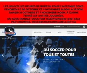 ASFCC.ca(Club de soccer Éclipse) Screenshot