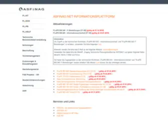 Asfinag.net(Informationsplattform) Screenshot