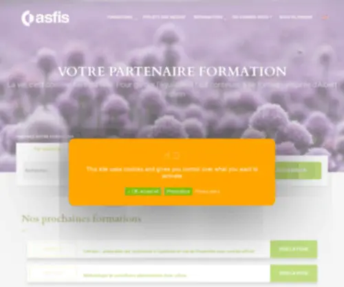 Asfis.org(Formations semences et plants) Screenshot