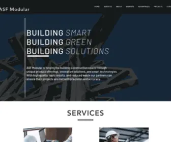 Asfmodular.com(Mysite) Screenshot