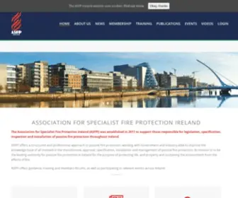 Asfpireland.ie(Association for Specialist Fire Protection Ireland) Screenshot