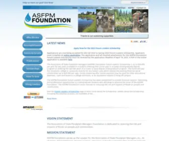 Asfpmfoundation.org(ASFPM Foundation) Screenshot