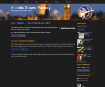 Asfradio.com(Atlantic Sound Factory Radio Station) Screenshot