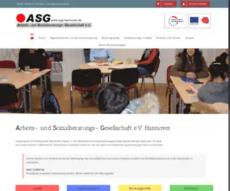 ASG-Hannover.de(ASG Hannover) Screenshot